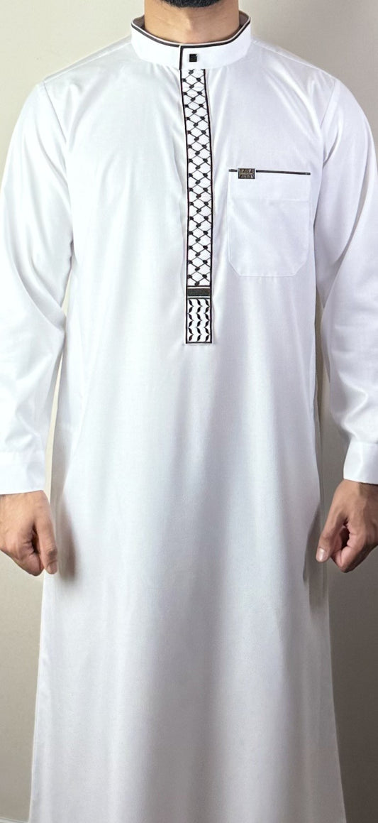 White Luxury Signature ZA Thobe