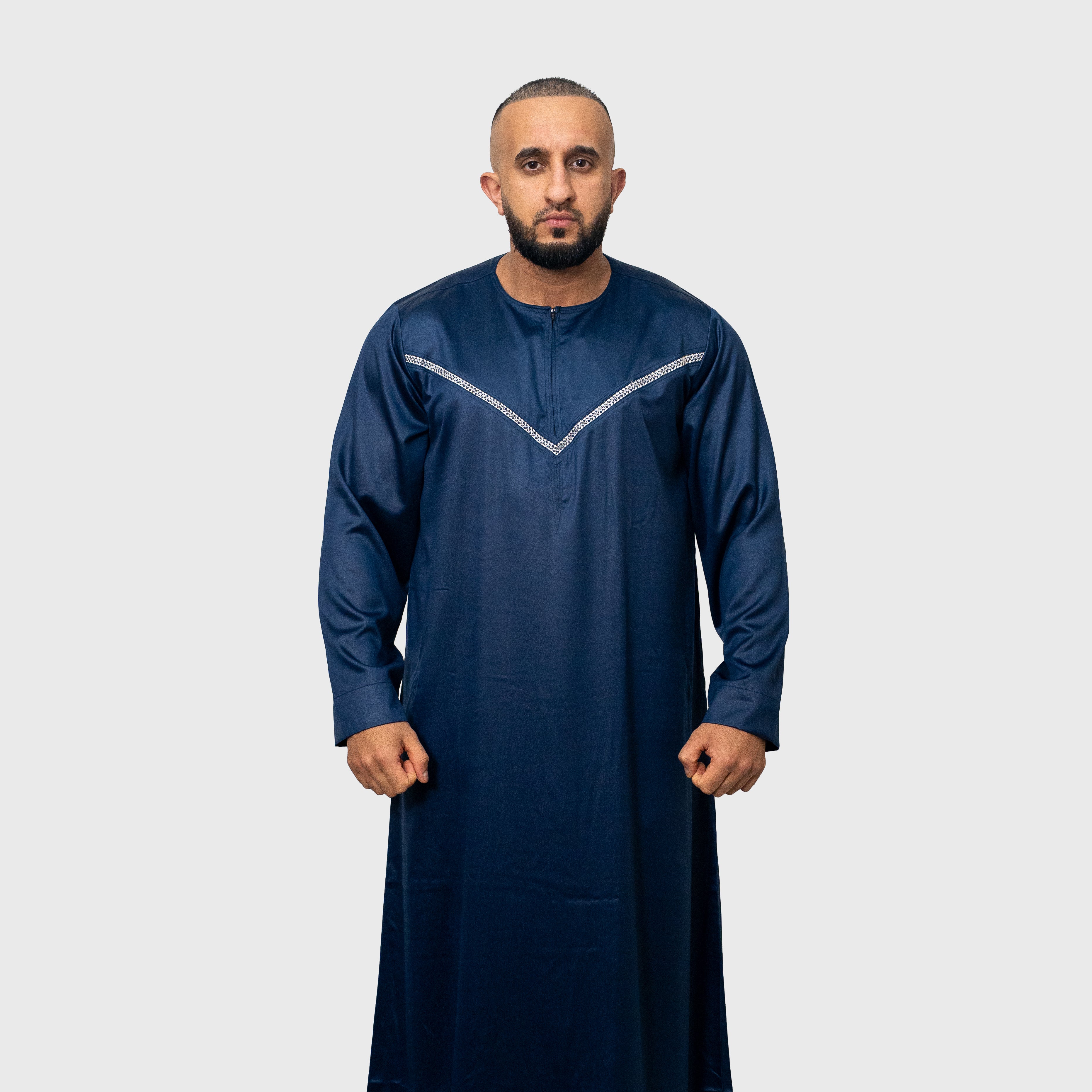 Premium Imperial Blue ZA Emirati Thobe