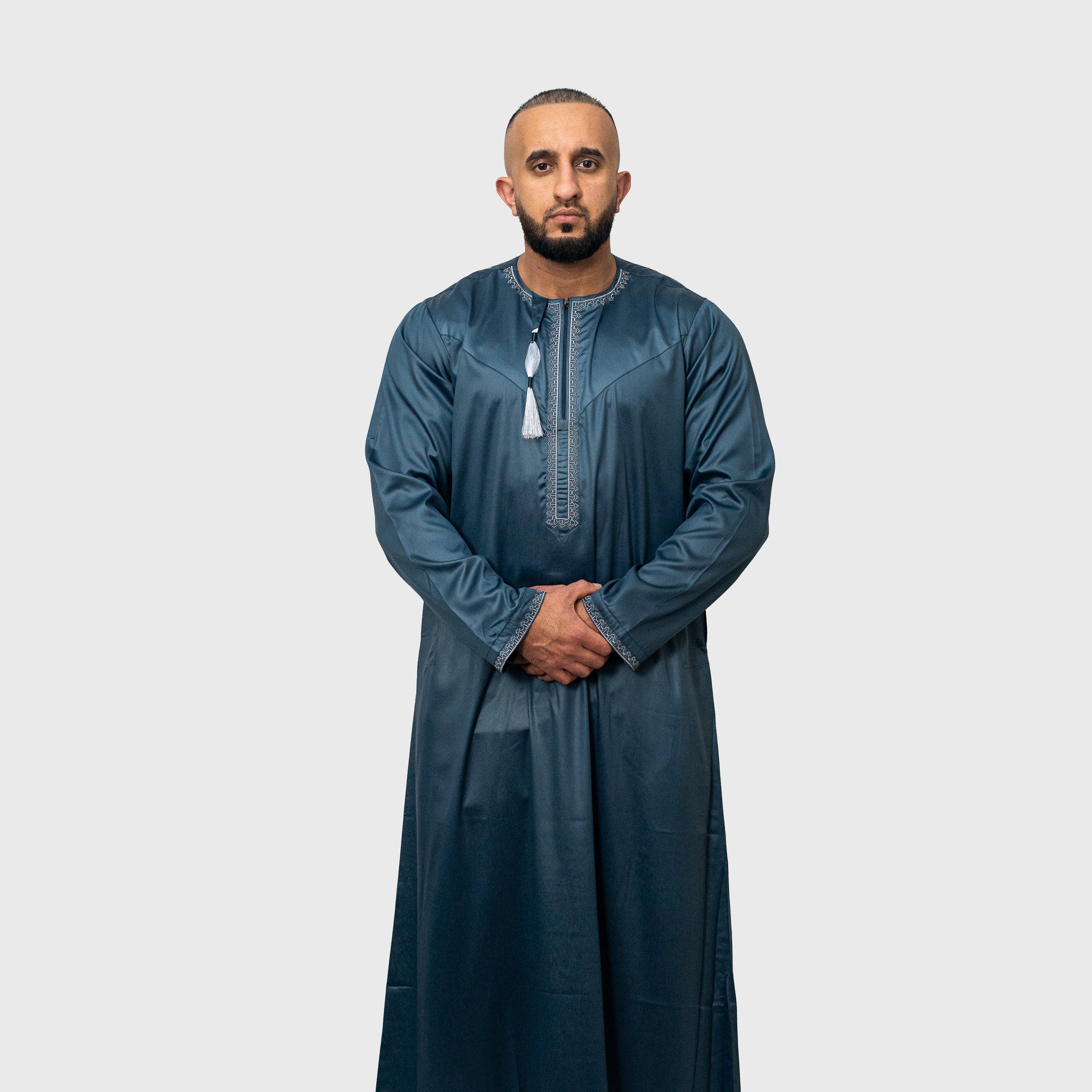 Luxury Emerald Teal ZA Omani Thobe