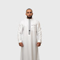 Luxury Pearl White Signature ZA Thobe