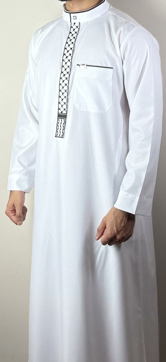 White Luxury Signature ZA Thobe