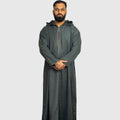 Prestige Heritage Grey Hooded Winter Moroccan Djellaba