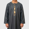Kids Luxury Graphite Grey ZA Emirati Thobe