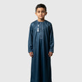 Kids Luxury Emerald Teal ZA Omani Thobe